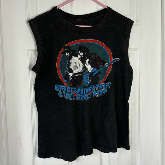 Rare 80s Vintage Bruce Springsteen & The E Street Band Born in The USA Tour Tank - Picture 1 of 4